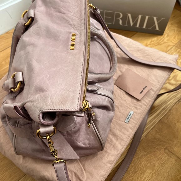 Miu Miu Pink bow bag - Picture 2 of 7